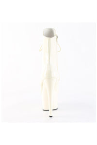 Pleaser  ADORE-1020 Ankle Boot in White Patent