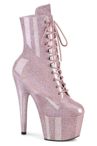 Pleaser  ADORE-1020GP Ankle Boot in Pink Patent from SexyShoes.com