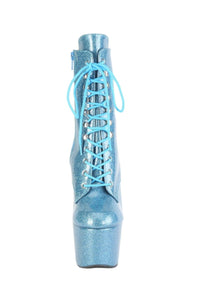 Pleaser  ADORE-1020GP Ankle Boot in Blue Patent