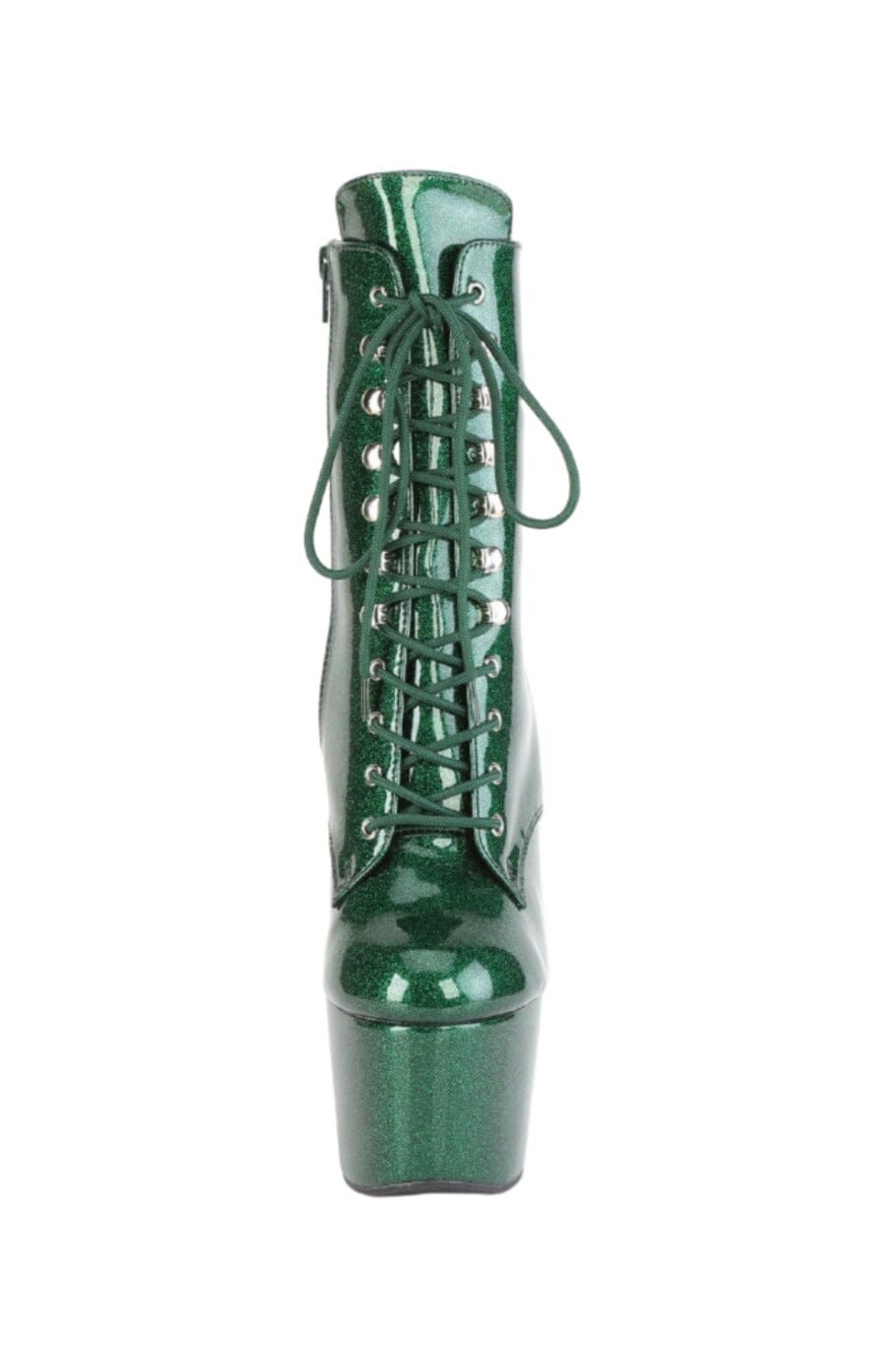 Pleaser  ADORE-1020GP Ankle Boot in Green Patent