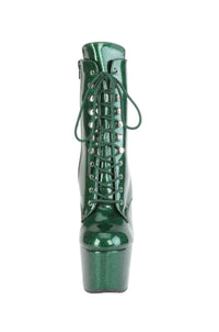 Pleaser  ADORE-1020GP Ankle Boot in Green Patent