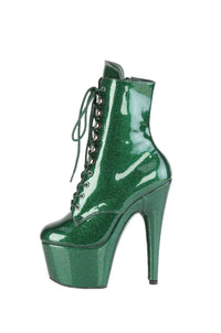 Pleaser  ADORE-1020GP Ankle Boot in Green Patent