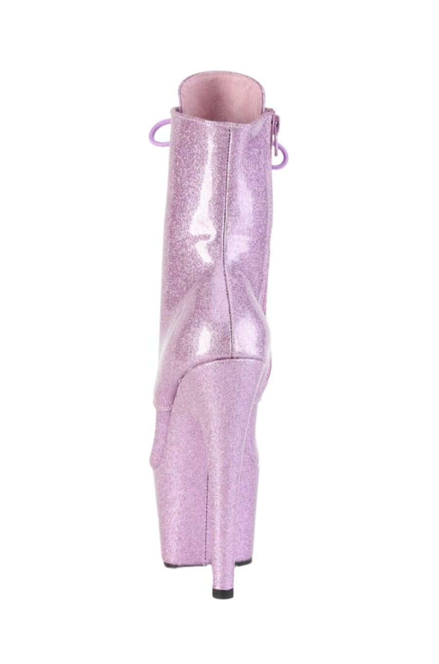 Pleaser  ADORE-1020GP Ankle Boot in Purple Patent