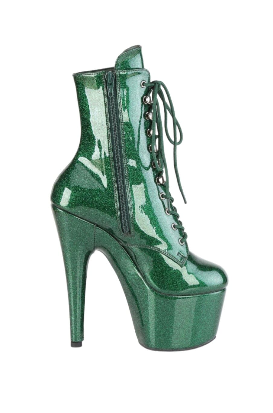 Pleaser  ADORE-1020GP Ankle Boot in Green Patent