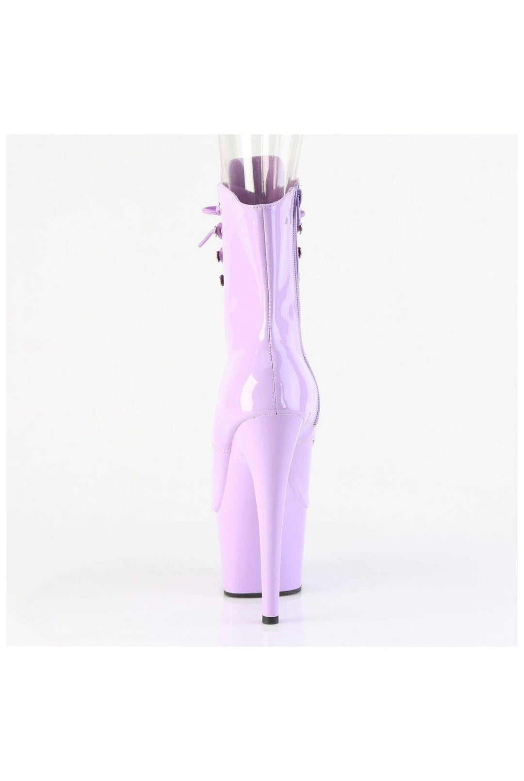 Pleaser  ADORE-1021 Ankle Boot in Purple Patent