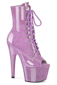 Pleaser  ADORE-1021GP Ankle Boot in Purple Patent from SexyShoes.com