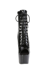Pleaser  ADORE-1021GP Ankle Boot in Black Patent