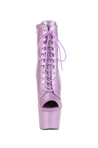 Pleaser  ADORE-1021GP Ankle Boot in Purple Patent