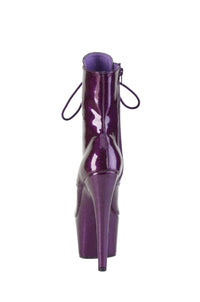 Pleaser  ADORE-1021GP Ankle Boot in Purple Patent
