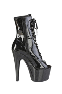 Pleaser  ADORE-1021GP Ankle Boot in Black Patent