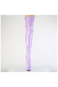 Pleaser  ADORE-3000 Thigh Boot in Purple Patent