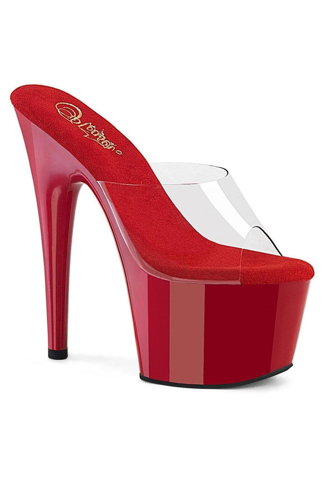 Pleaser  ADORE-701 Slide in Clear Vinyl from SexyShoes.com