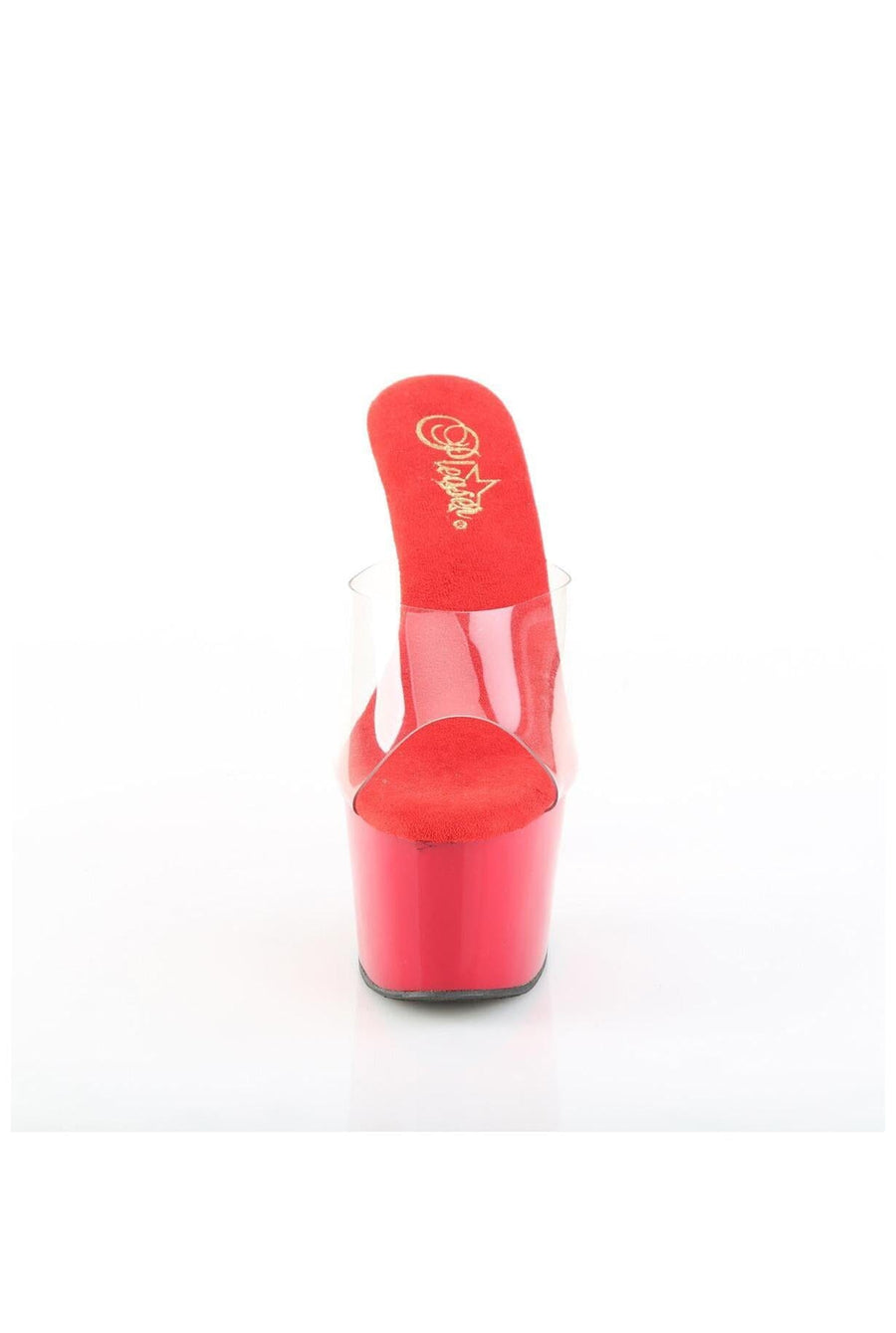 Pleaser  ADORE-701 Slide in Clear Vinyl