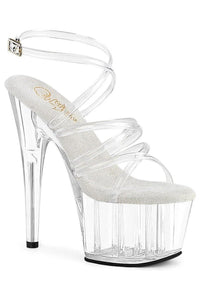 Pleaser  ADORE-706 Sandal in Clear Vinyl from SexyShoes.com