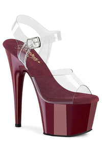 Pleaser  ADORE-708 Sandal in Clear Vinyl from SexyShoes.com