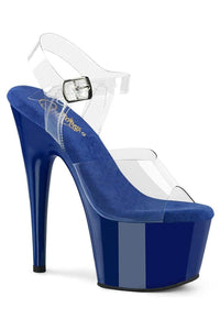 Pleaser  ADORE-708 Sandal in Clear Vinyl from SexyShoes.com
