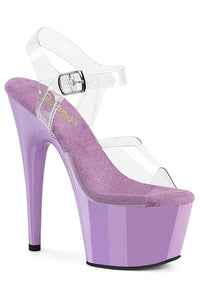 Pleaser  ADORE-708 Sandal in Clear Vinyl from SexyShoes.com