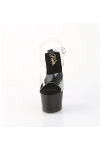 Pleaser  ADORE-708 Sandal in Clear Vinyl