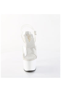 Pleaser  ADORE-708 Sandal in Clear Vinyl
