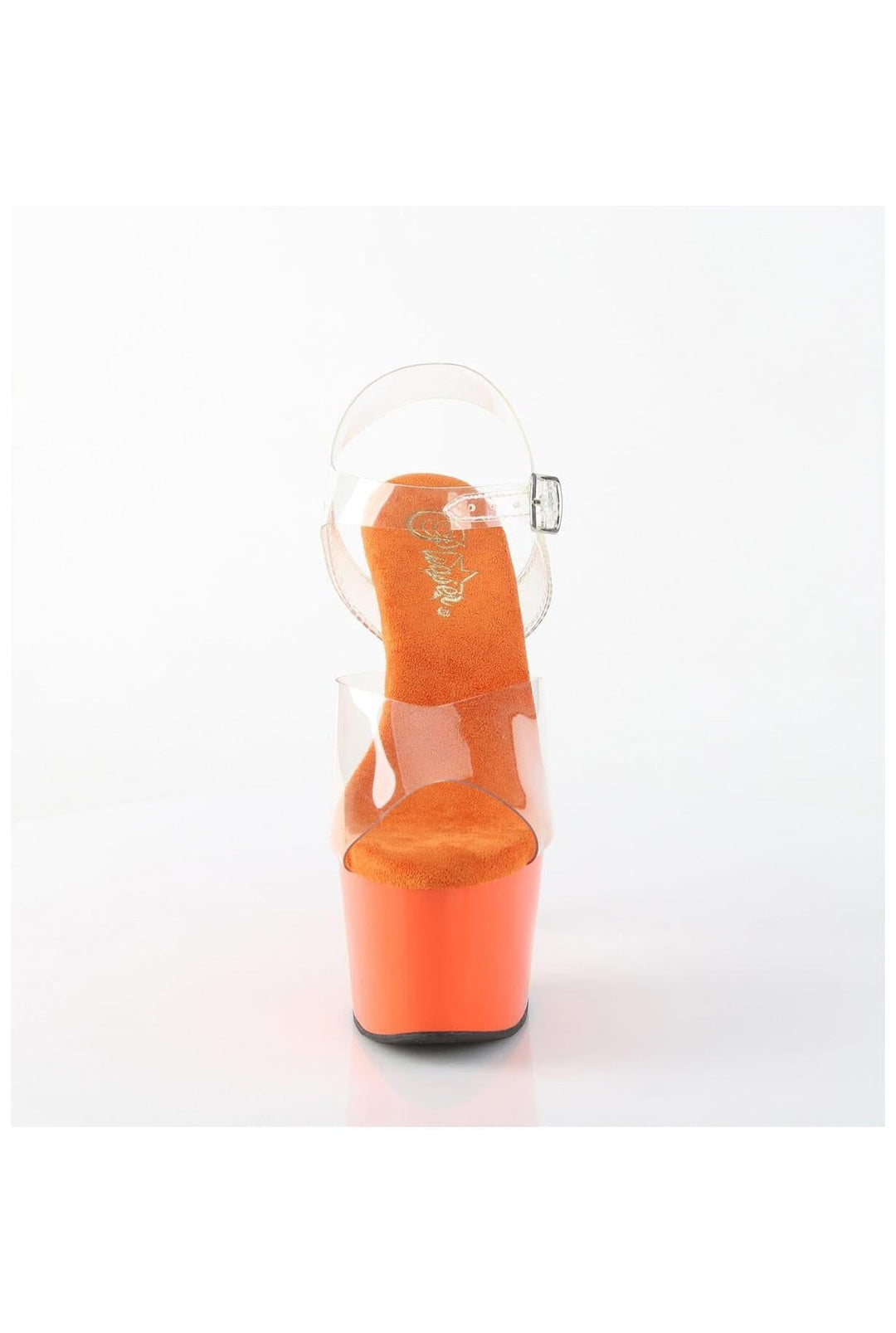 Pleaser  ADORE-708 Sandal in Clear Vinyl