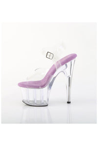 Pleaser  ADORE-708 Sandal in Clear Vinyl