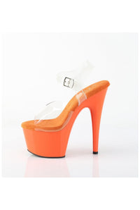 Pleaser  ADORE-708 Sandal in Clear Vinyl