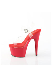 Pleaser  ADORE-708 Sandal in Clear Vinyl