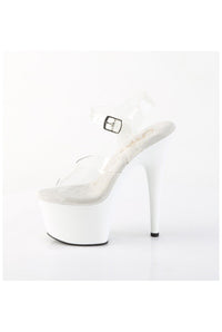 Pleaser  ADORE-708 Sandal in Clear Vinyl