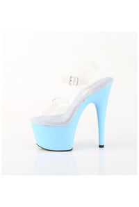 Pleaser  ADORE-708 Sandal in Clear Vinyl