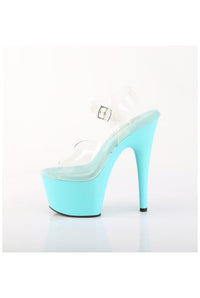 Pleaser  ADORE-708 Sandal in Clear Vinyl