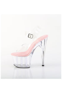 Pleaser  ADORE-708 Sandal in Clear Vinyl