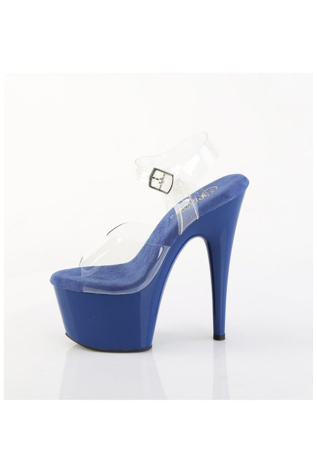 Pleaser  ADORE-708 Sandal in Clear Vinyl