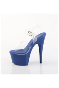 Pleaser  ADORE-708 Sandal in Clear Vinyl