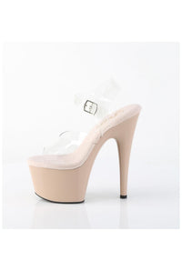 Pleaser  ADORE-708 Sandal in Clear Vinyl