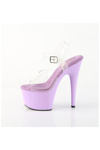 Pleaser  ADORE-708 Sandal in Clear Vinyl