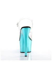 Pleaser  ADORE-708 Sandal in Clear Vinyl