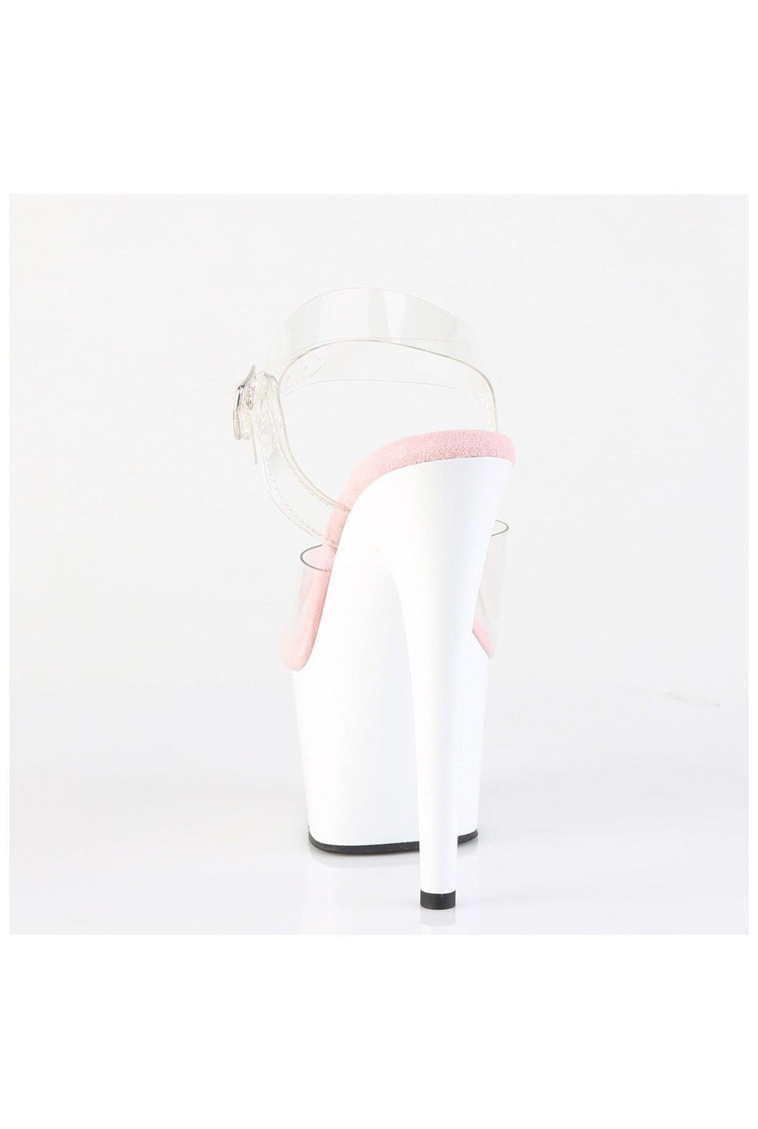 Pleaser  ADORE-708 Sandal in Clear Vinyl