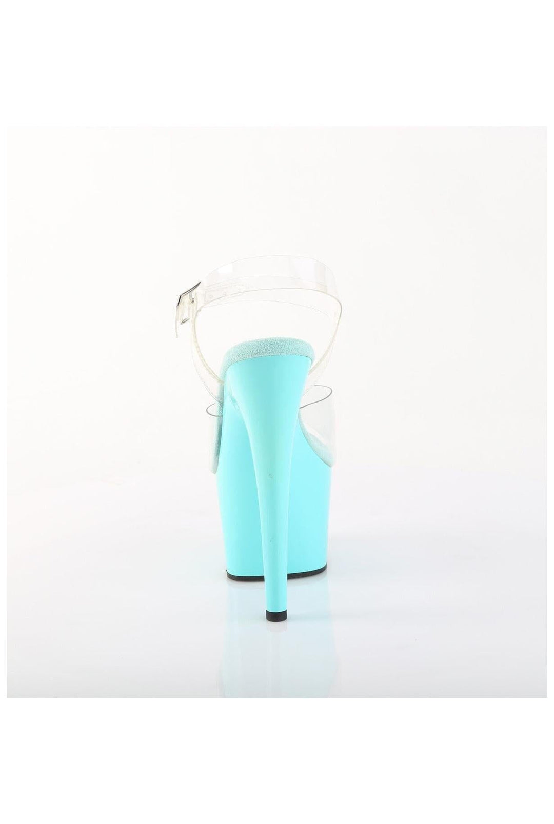 Pleaser  ADORE-708 Sandal in Clear Vinyl