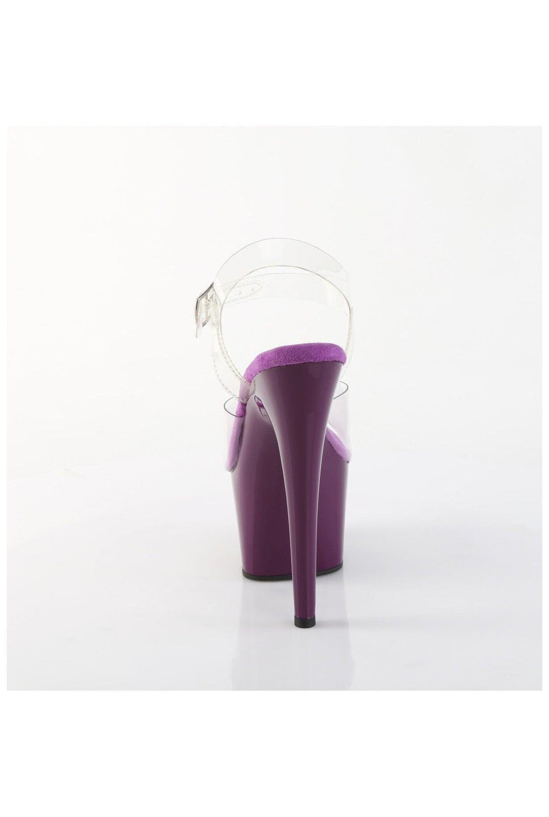 Pleaser  ADORE-708 Sandal in Clear Vinyl