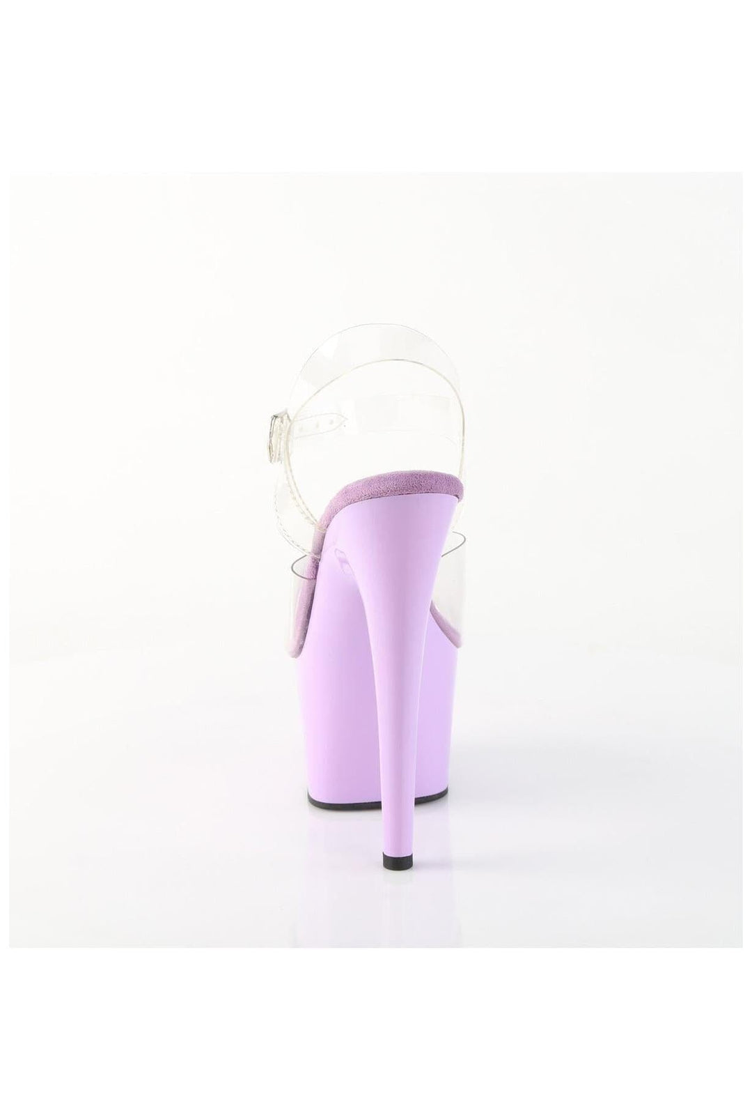 Pleaser  ADORE-708 Sandal in Clear Vinyl