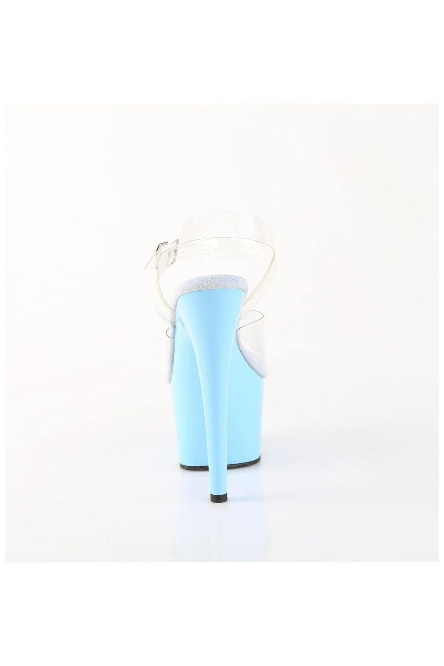 Pleaser  ADORE-708 Sandal in Clear Vinyl