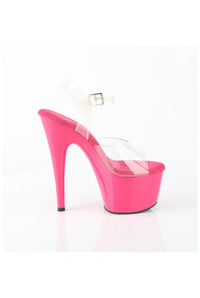 Pleaser  ADORE-708 Sandal in Clear Vinyl