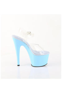 Pleaser  ADORE-708 Sandal in Clear Vinyl