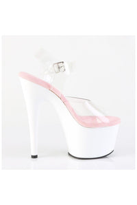 Pleaser  ADORE-708 Sandal in Clear Vinyl