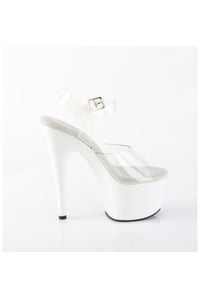 Pleaser  ADORE-708 Sandal in Clear Vinyl