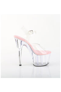 Pleaser  ADORE-708 Sandal in Clear Vinyl