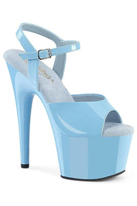 Pleaser  ADORE-709 Sandal in Blue Patent from SexyShoes.com