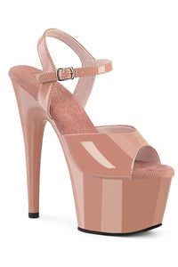 Pleaser  ADORE-709 Sandal in Blush Patent from SexyShoes.com