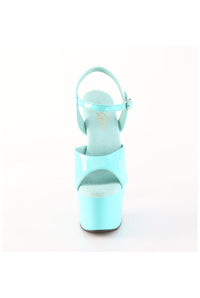 Pleaser  ADORE-709 Sandal in Turquoise Patent
