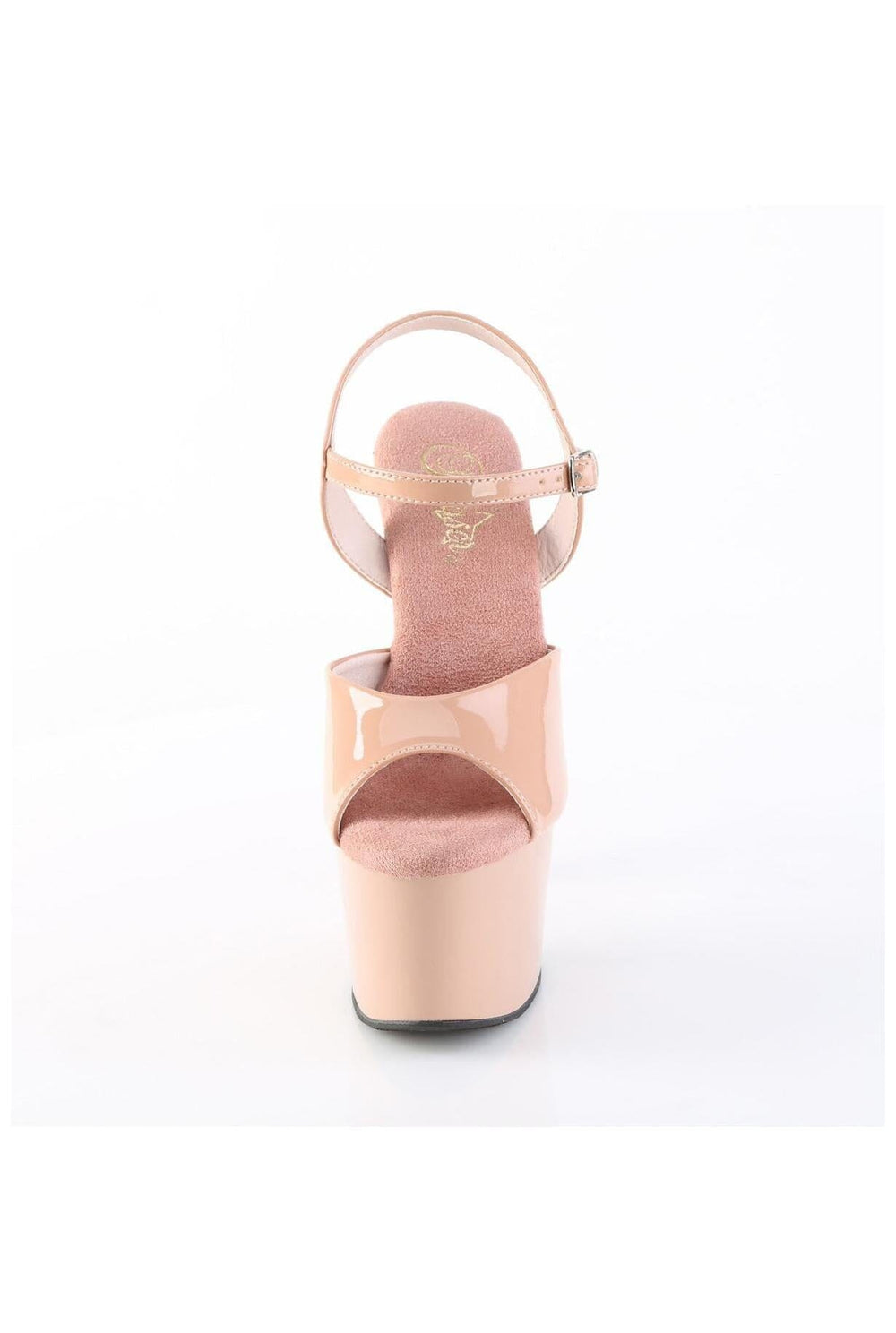 Pleaser  ADORE-709 Sandal in Blush Patent